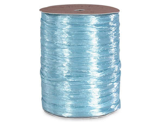 Pearlized Raffia Ribbon: Light Blue / 1 Pack / 100 yards