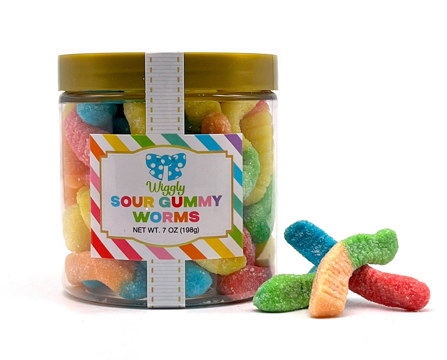 Candy Sugar Stacks - Everyday Neon Gummy Worms