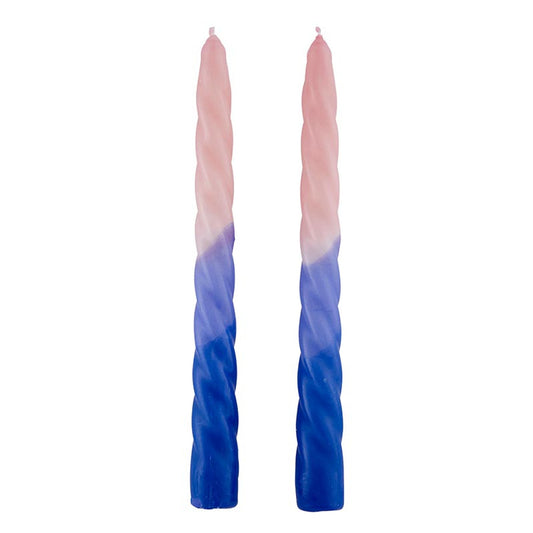 Tapered Candle | Pink/Light Blue/Blue