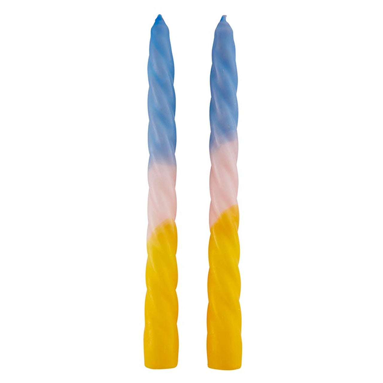 Tapered Candle | Light Blue/Pink/Yellow