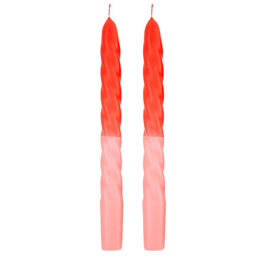 Tapered Candle | Red/Pink