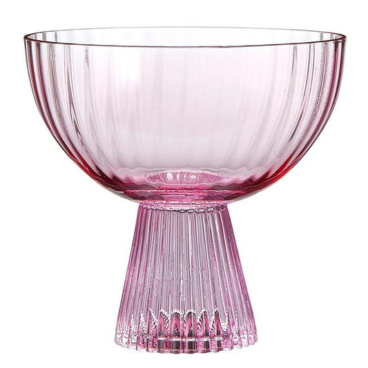 Coupe Glass | Light/Dark Pink