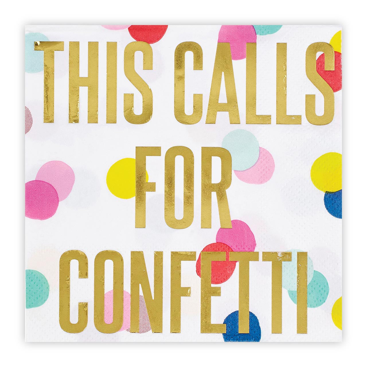 Beverage Napkins | This Calls For Confetti