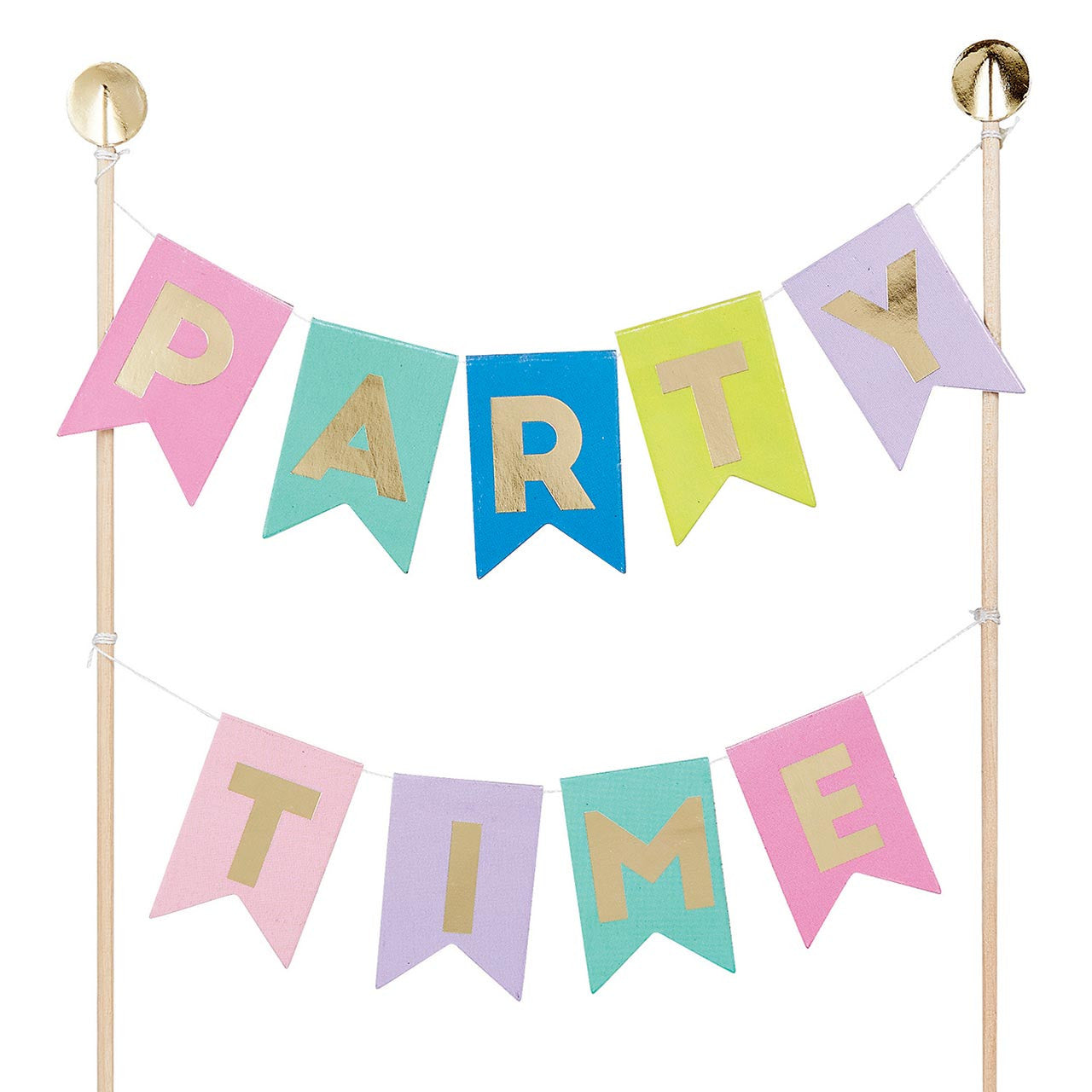 Garland Cake Topper | Party Time