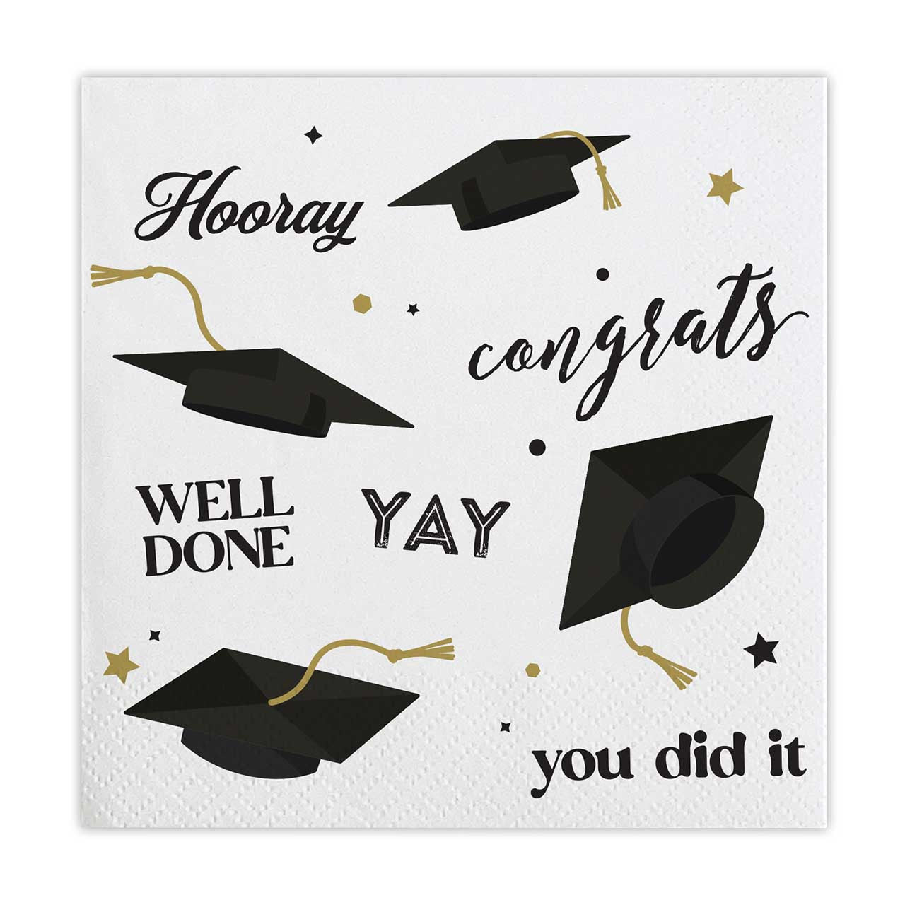 Beverage Napkins | Graduation Multi