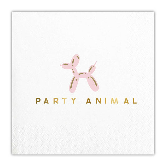 Foil Beverage Napkins | Party Animal