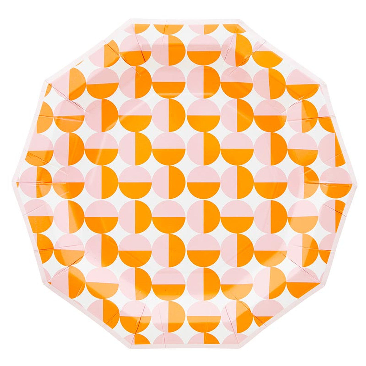 Decagon Paper Plates | Retro Rounds