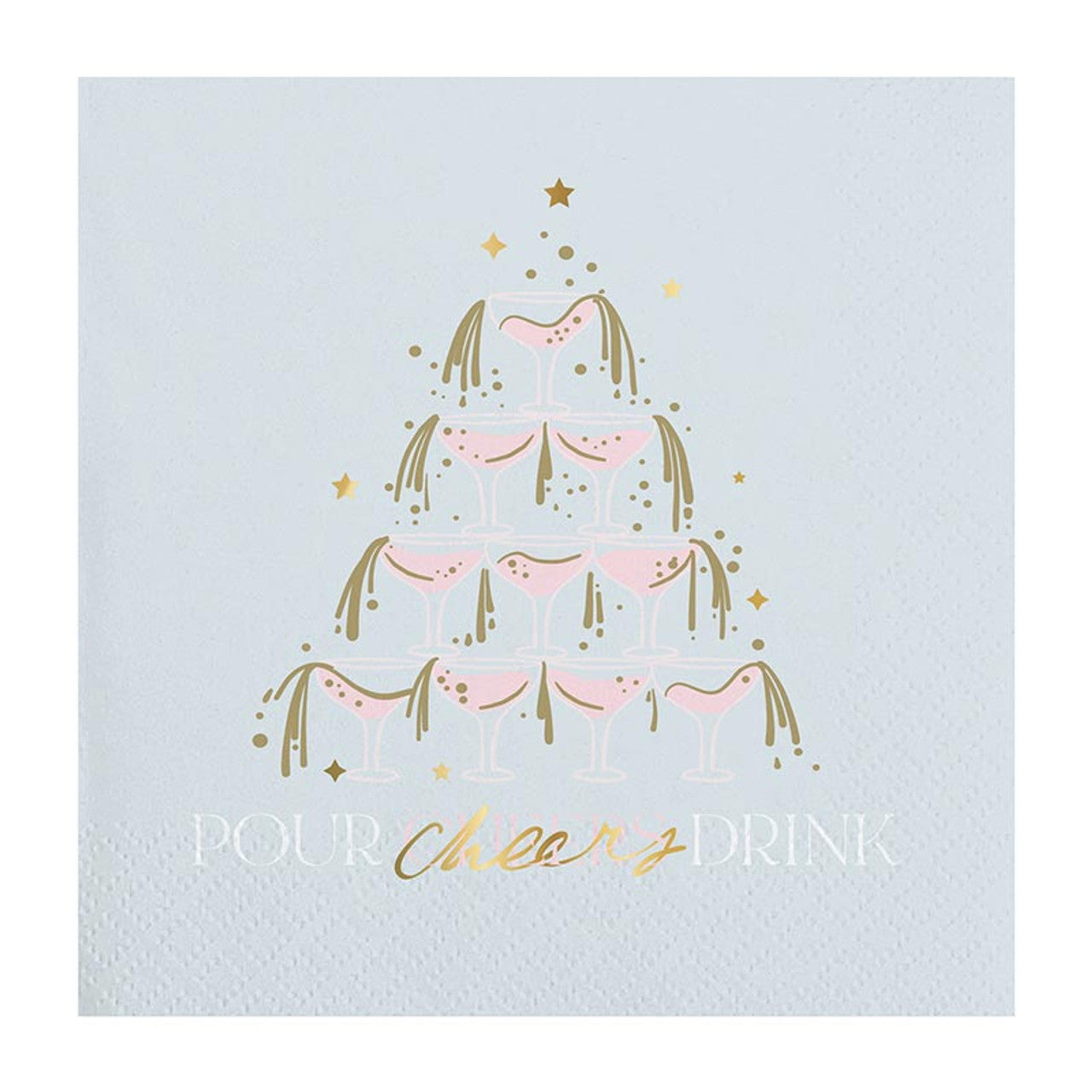 Foil Napkins | Pour Cheers Wine