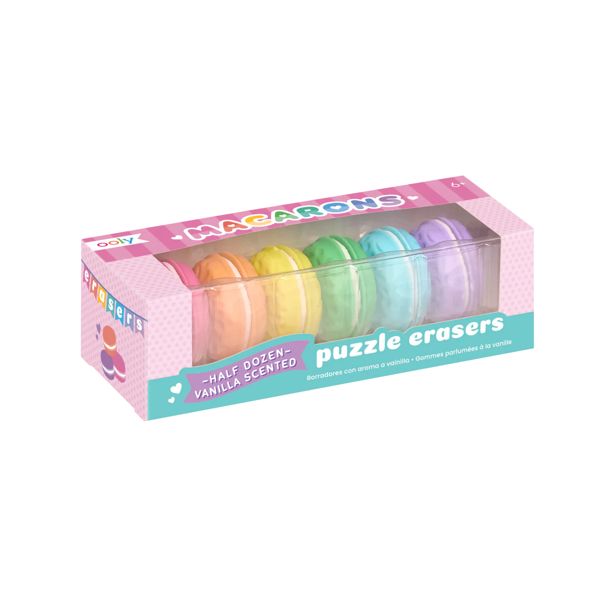 Macarons Vanilla Scented Erasers