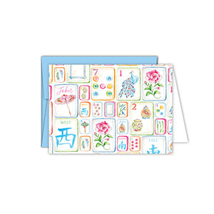 Petite Notes | Light Blue Bamboo Trellis