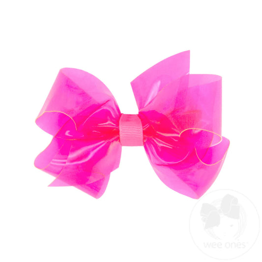 Mini WeeSplash Vinyl Bow | Plain Wrap
