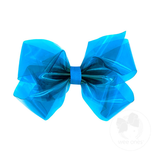 Medium WeeSplash Vinyl Bow | Plain Wrap