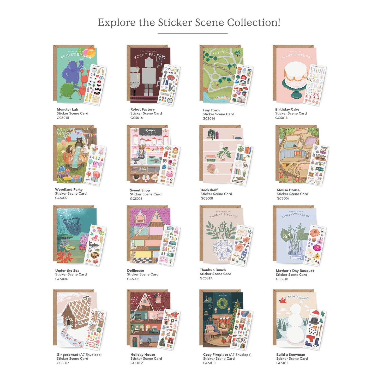 Sticker Scene Card | Dollhouse