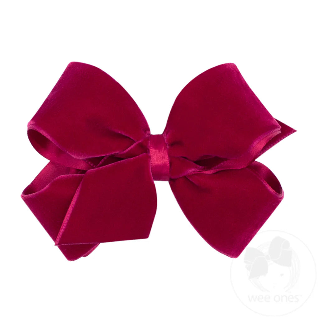 Small Classic Velvet Bow