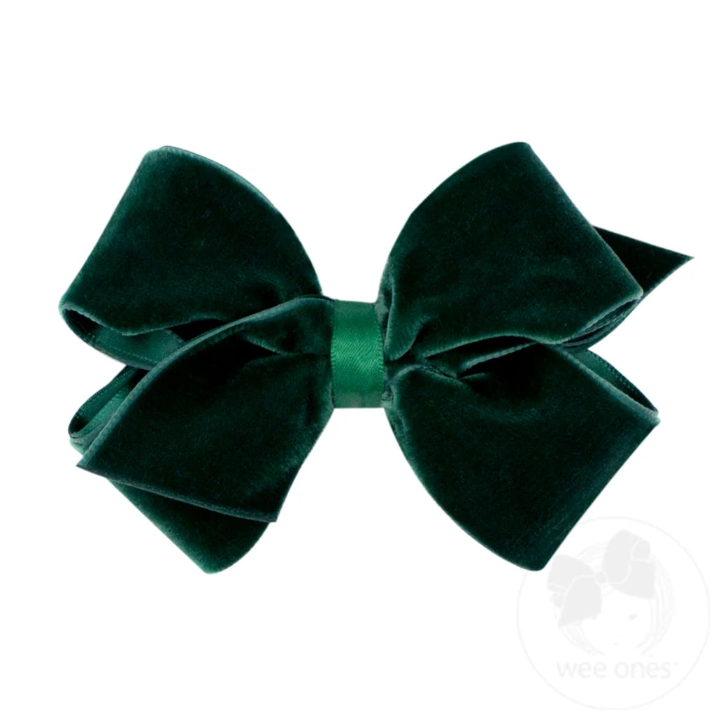 Small Classic Velvet Bow