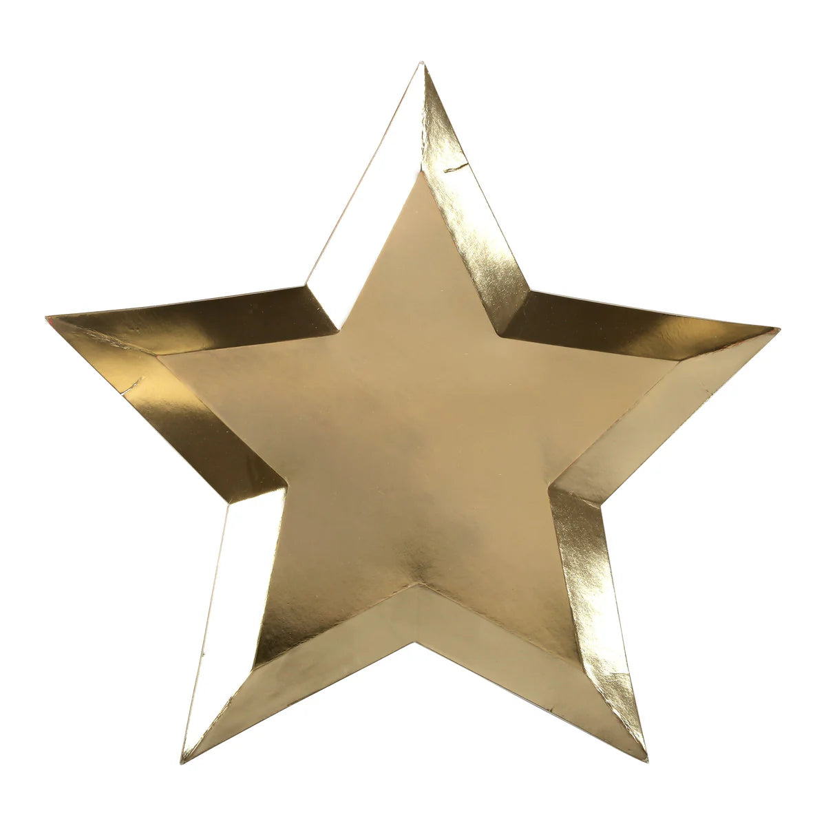 Gold Foil Star Plate