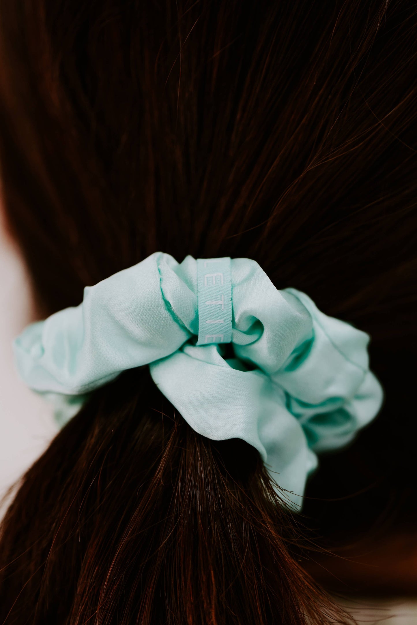 Silk Hair Scrunchie | Large | Blue My Mind