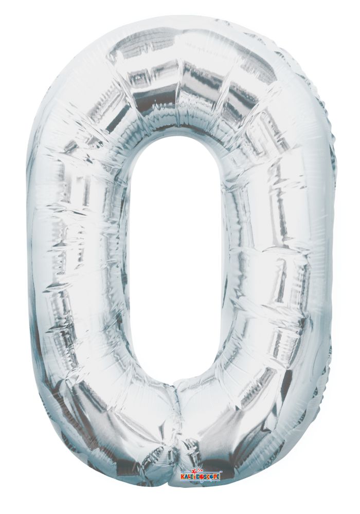 Convergram Silver Number Balloon | 34"