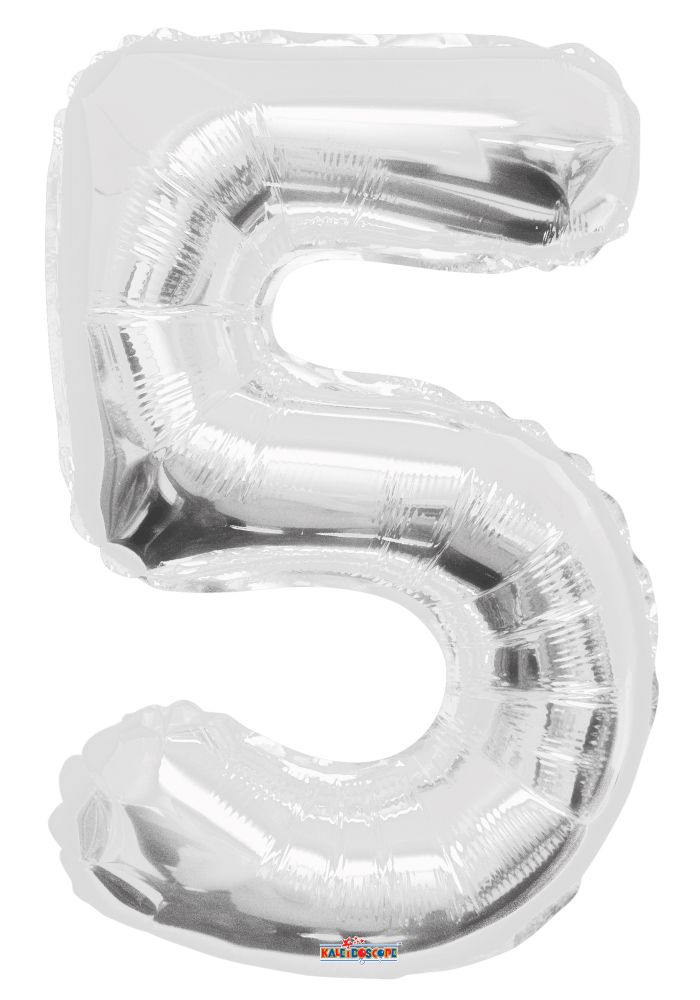 Convergram Silver Number Balloon | 34"