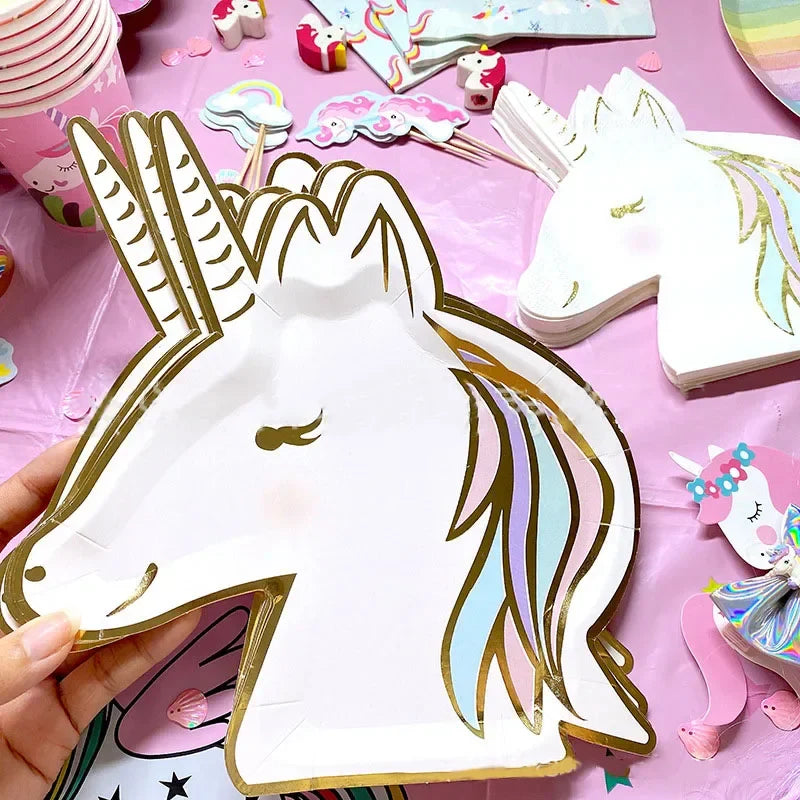 Unicorn Shaped Plates