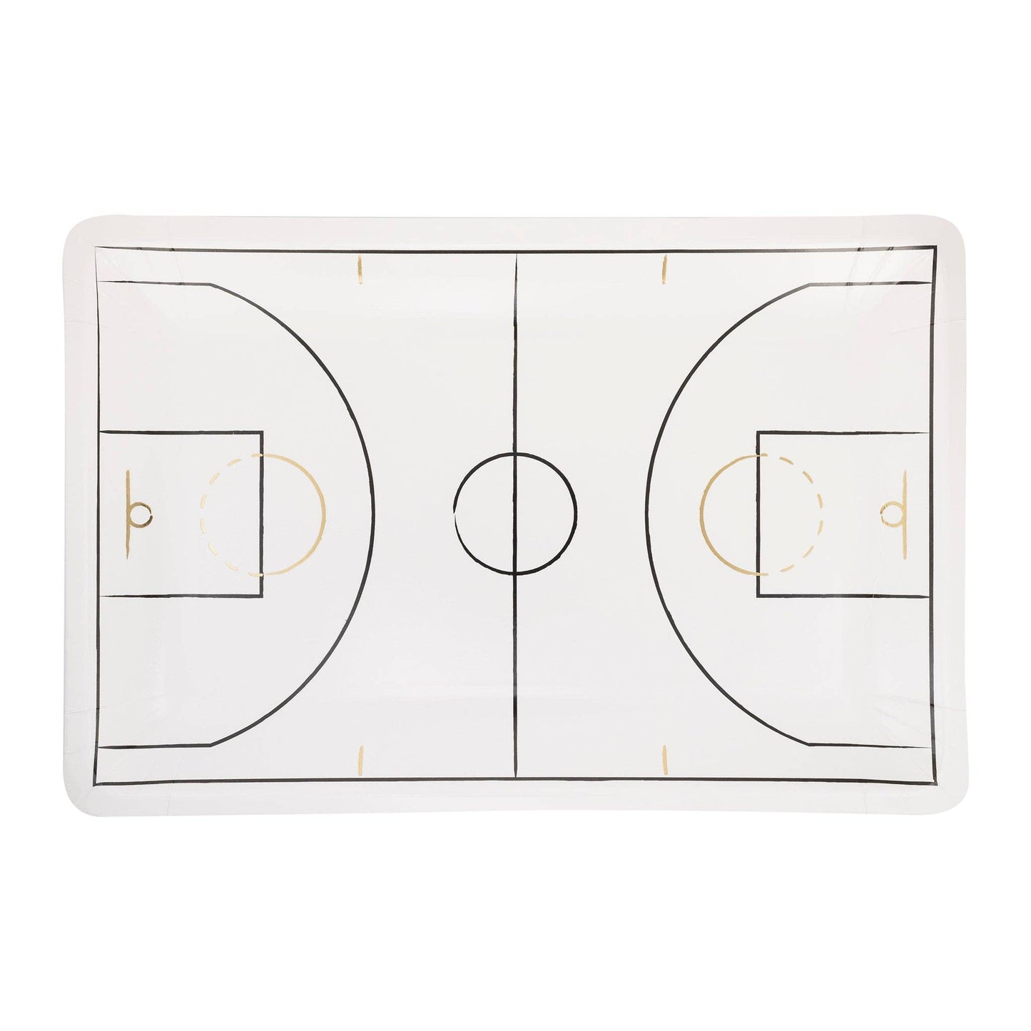 Basketball Court Plate