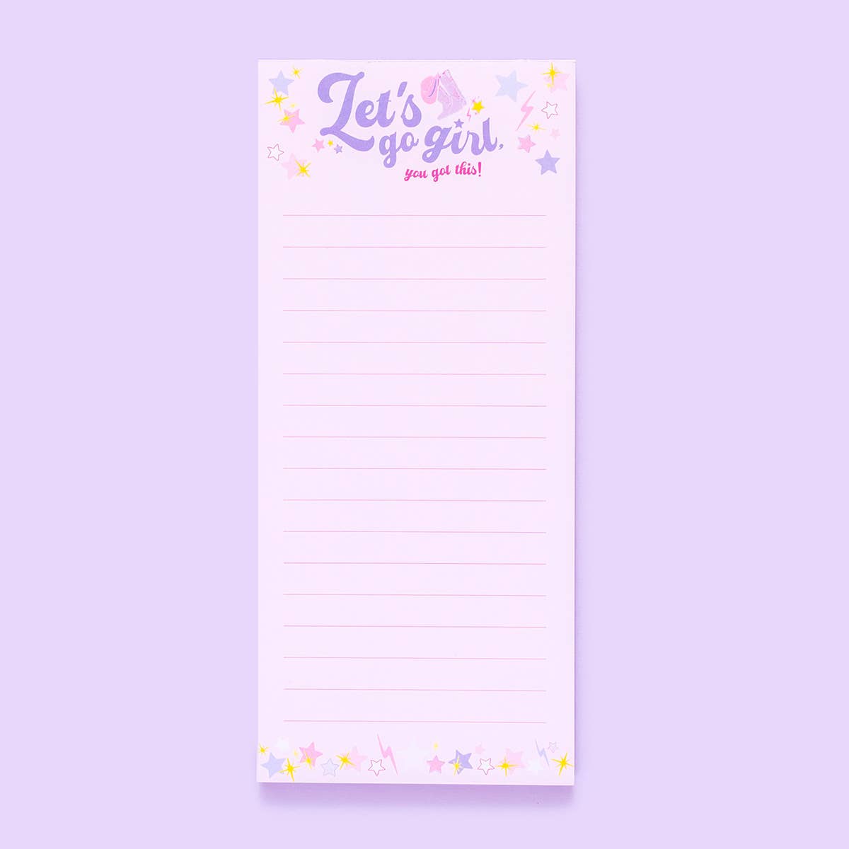 List Pad - Let's Go Girl