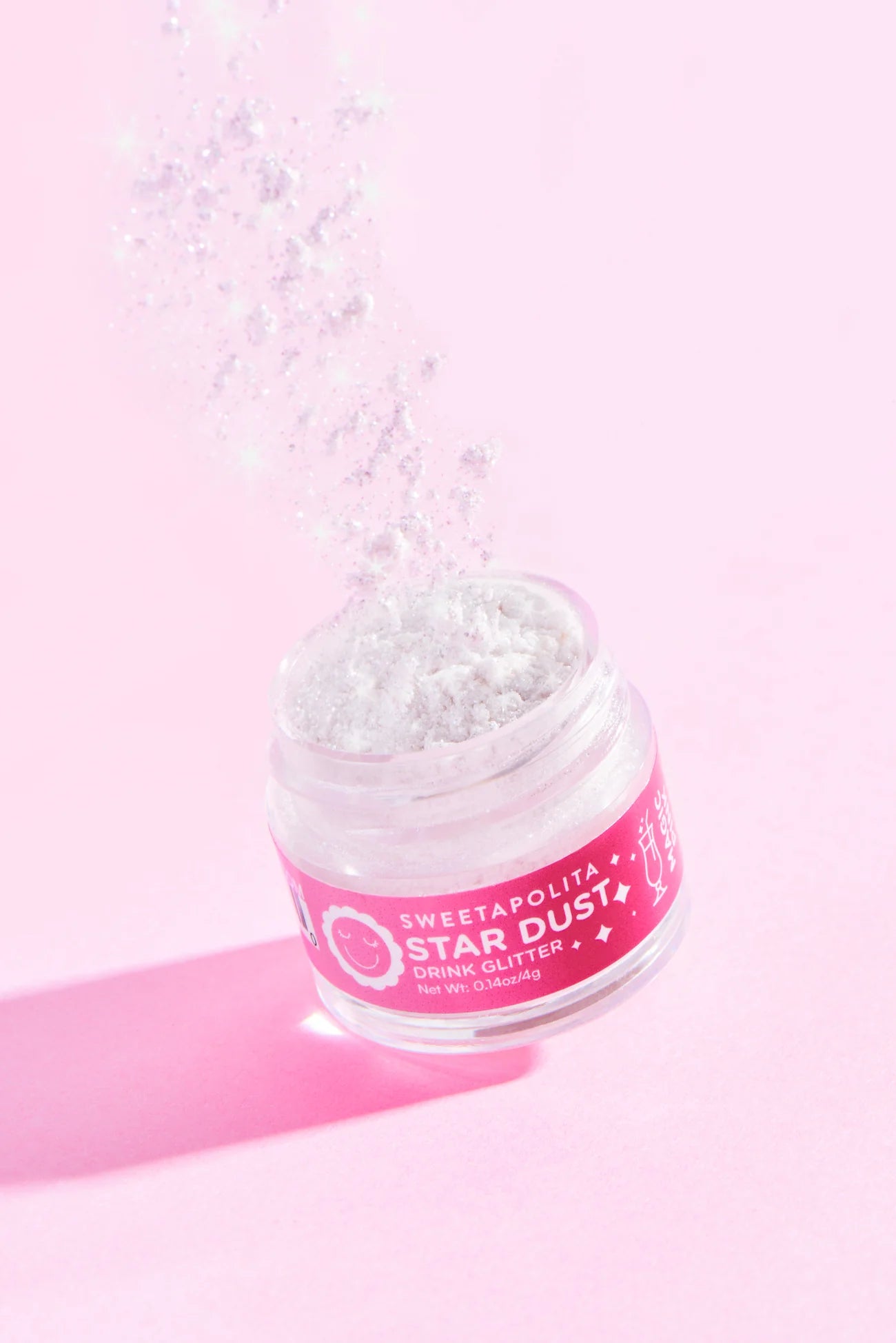 Star Dust Edible Drink Glitter | Magic Pink Colour Changing