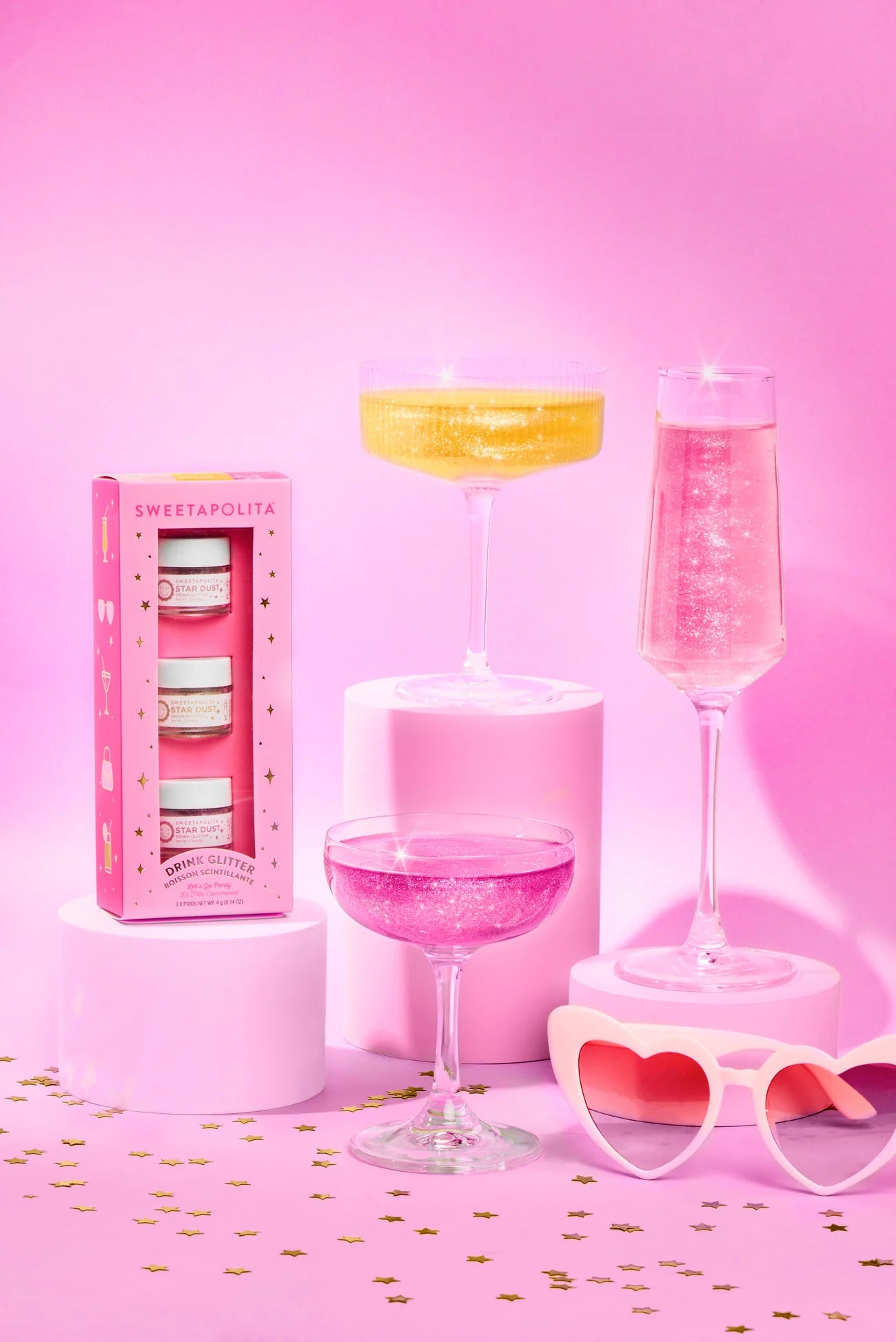 Drink + Dessert Edible Glitter Trio | Let's Go Party