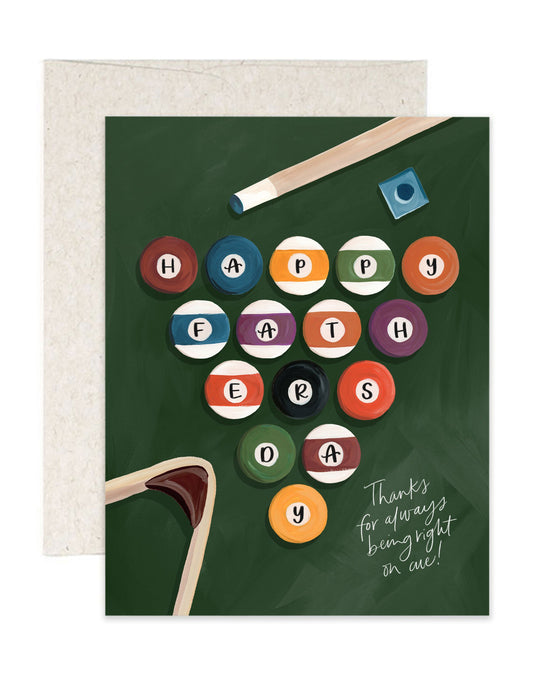 Father's Day Pool Greeting Card