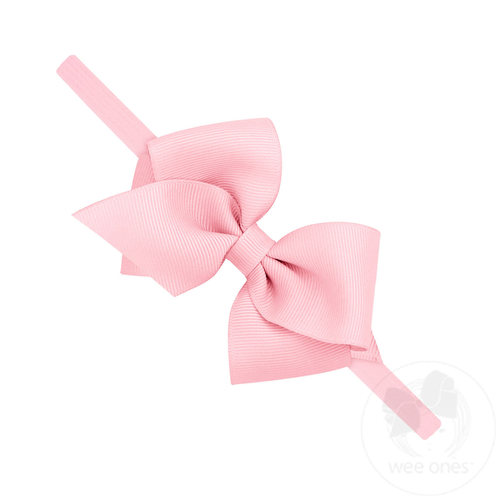 Extra Small Grosgrain Bow on Skinny Band