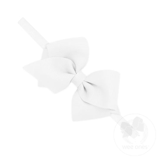 Extra Small Grosgrain Bow on Skinny Band