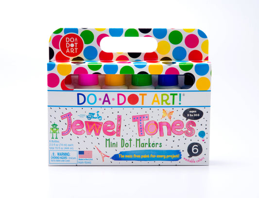 Jewel Tones Mini Dot Markers | 6pk