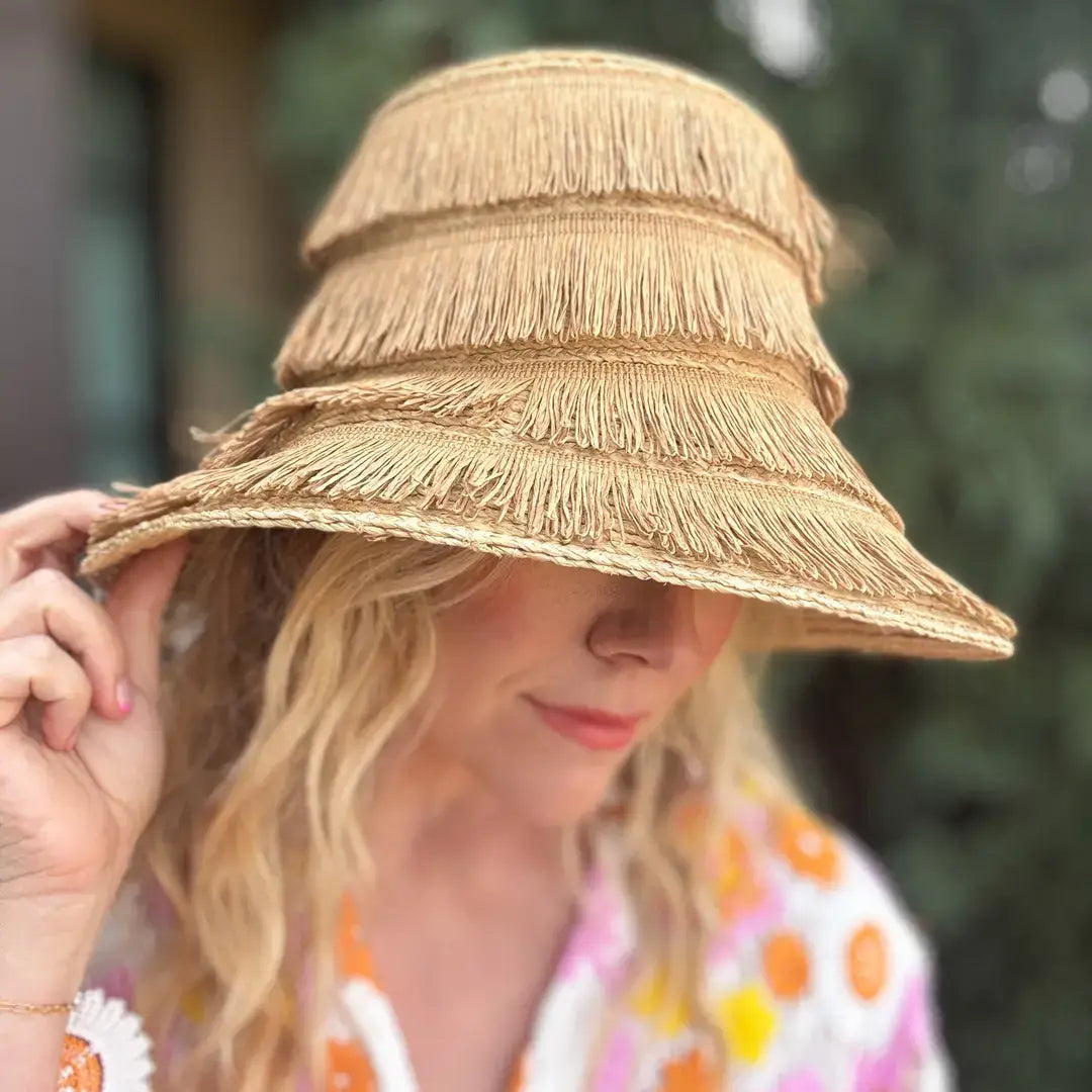 Maxine Raffia Bucket Hat