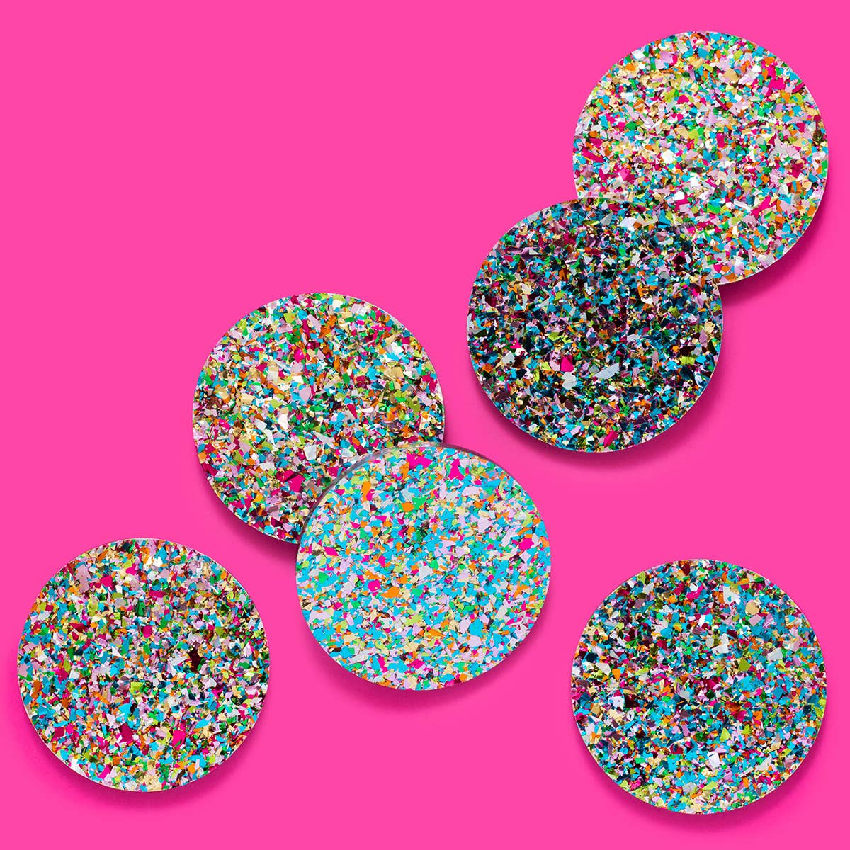 Coaster - Colorful Confetti