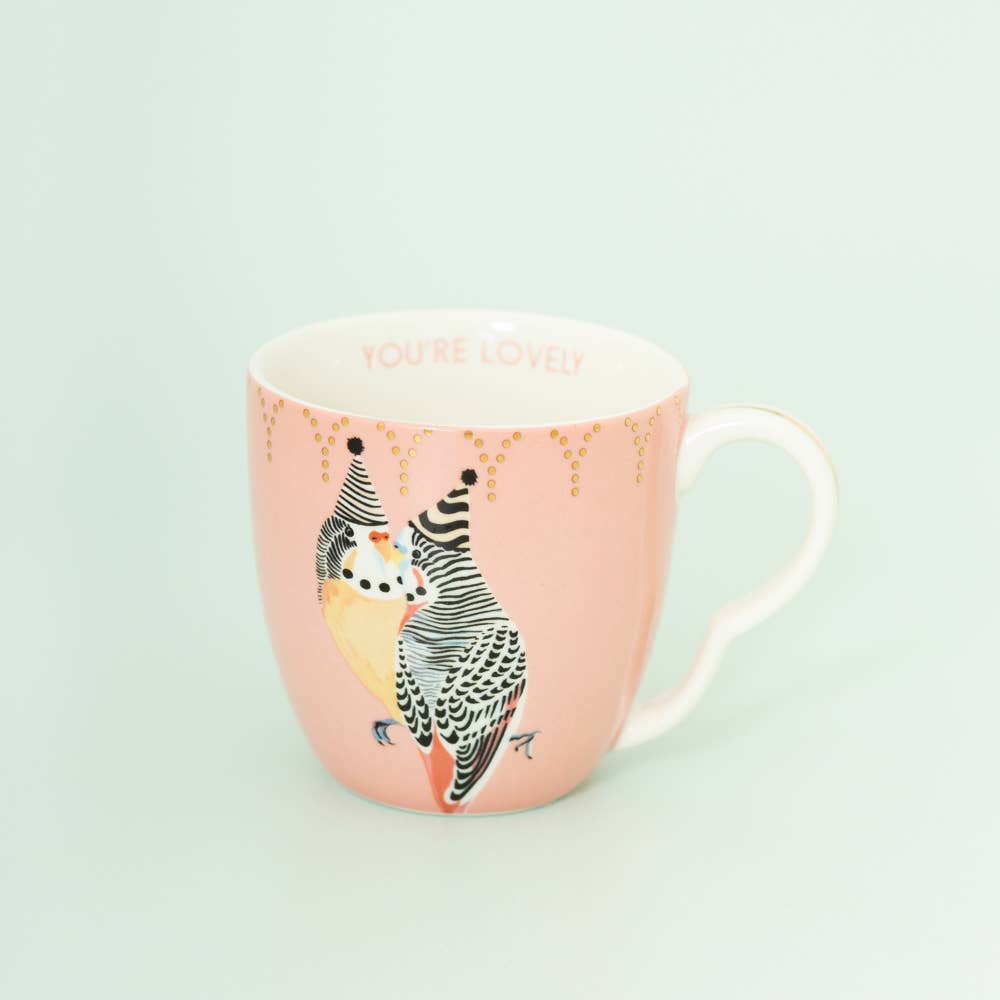 Parrots with Hats Mug (Large)