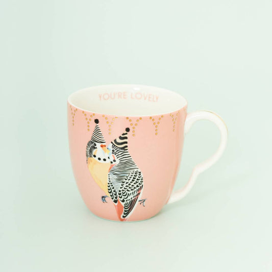 Parrots with Hats Mug (Large)