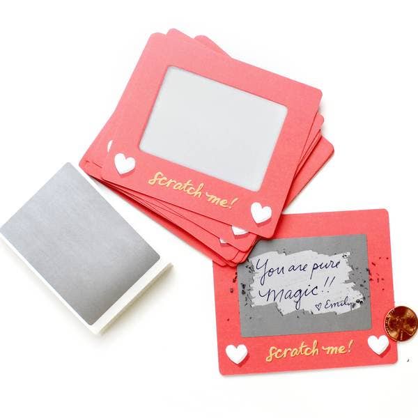 Scratch-off Lunchbox Notes | Scratch-a-Sketch