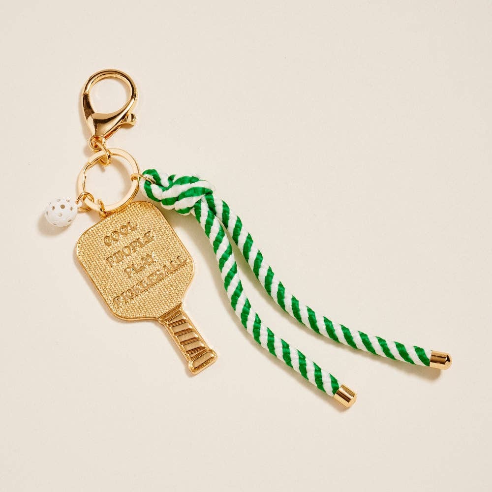Pickleball Paddle Rope Bag Charm
