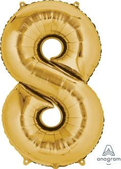 Gold Foil Number Balloon | 34"