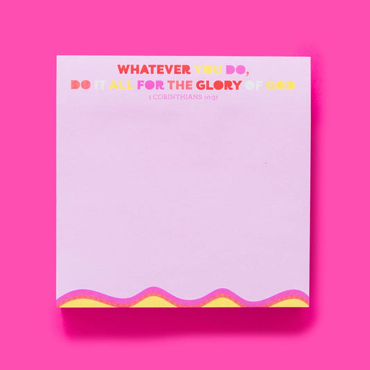 Sticky Notes Pad - Bible Verse