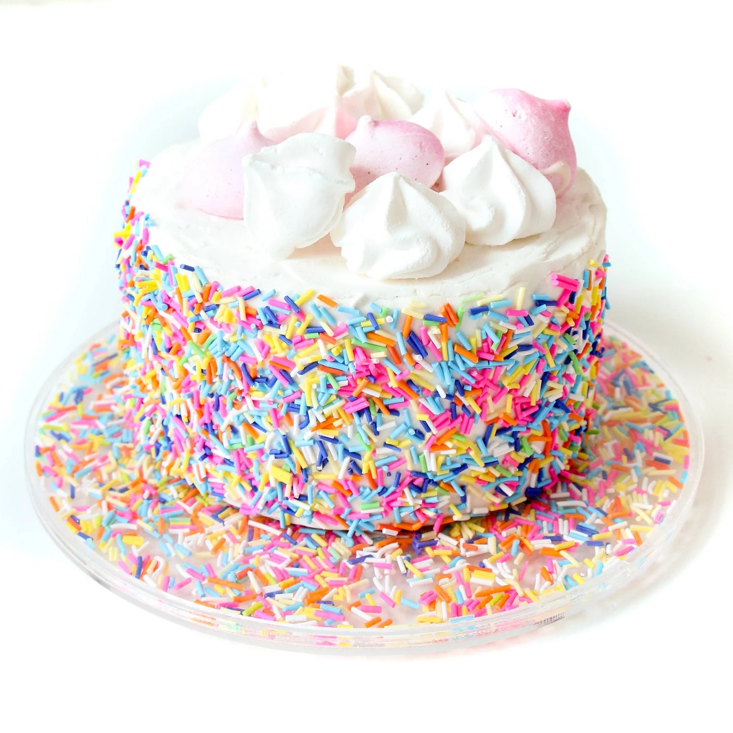 Kailo Chic Acrylic Sprinkles Cake Plate