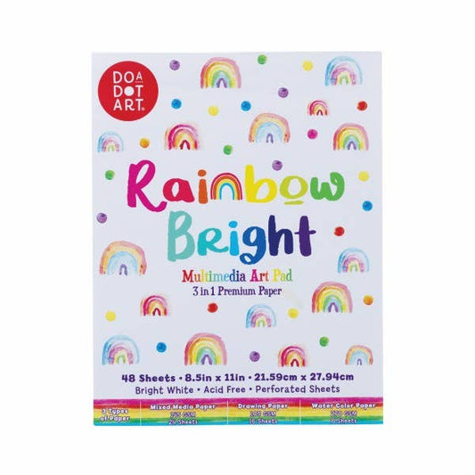 Rainbow Bright Multimedia Art Pad