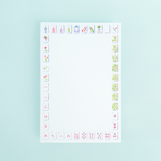 Mahjong Tiles Notepad