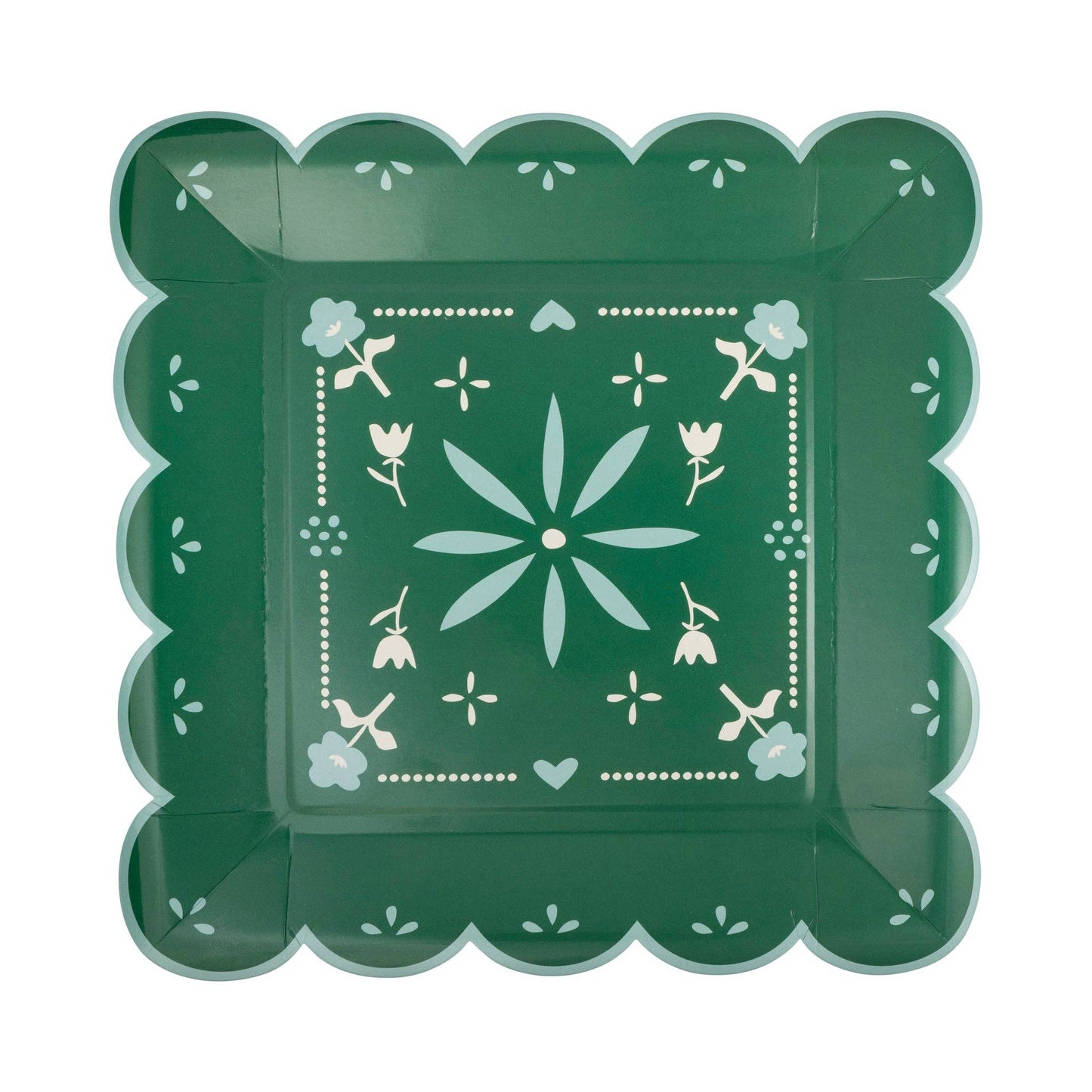 Fiesta Papel Square Plate Set