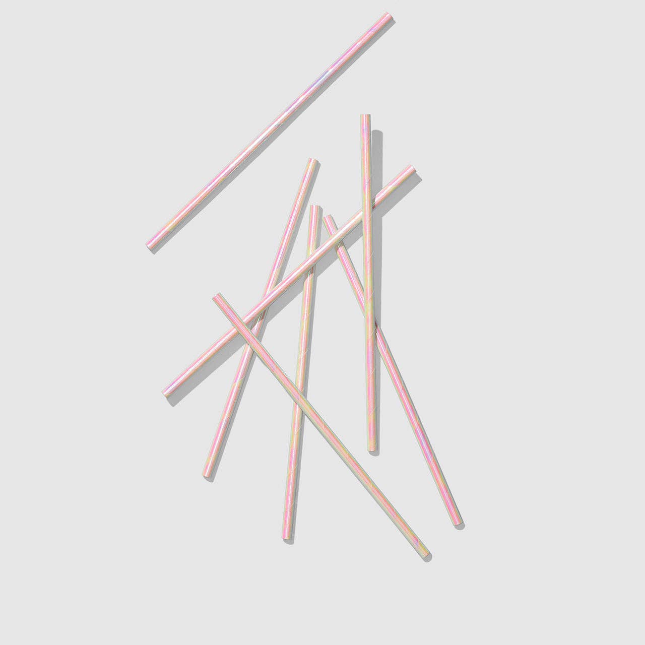 Iridescent Paper Straws