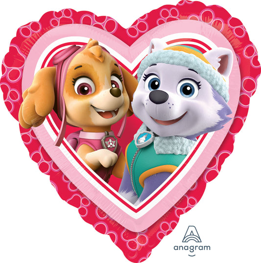 Paw Patrol Love - Girl Balloon 18"