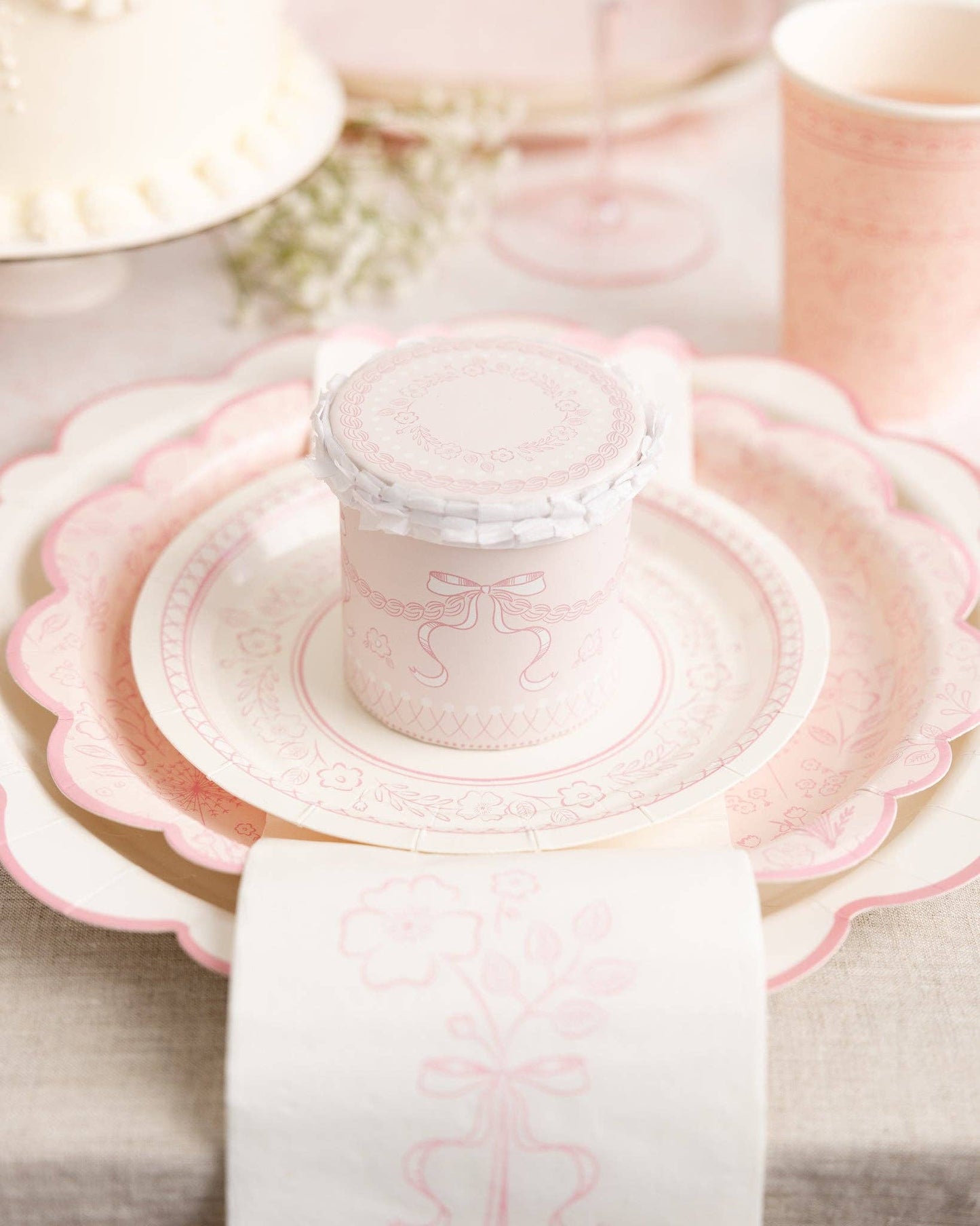Pembroke Small Pink Floral Plate