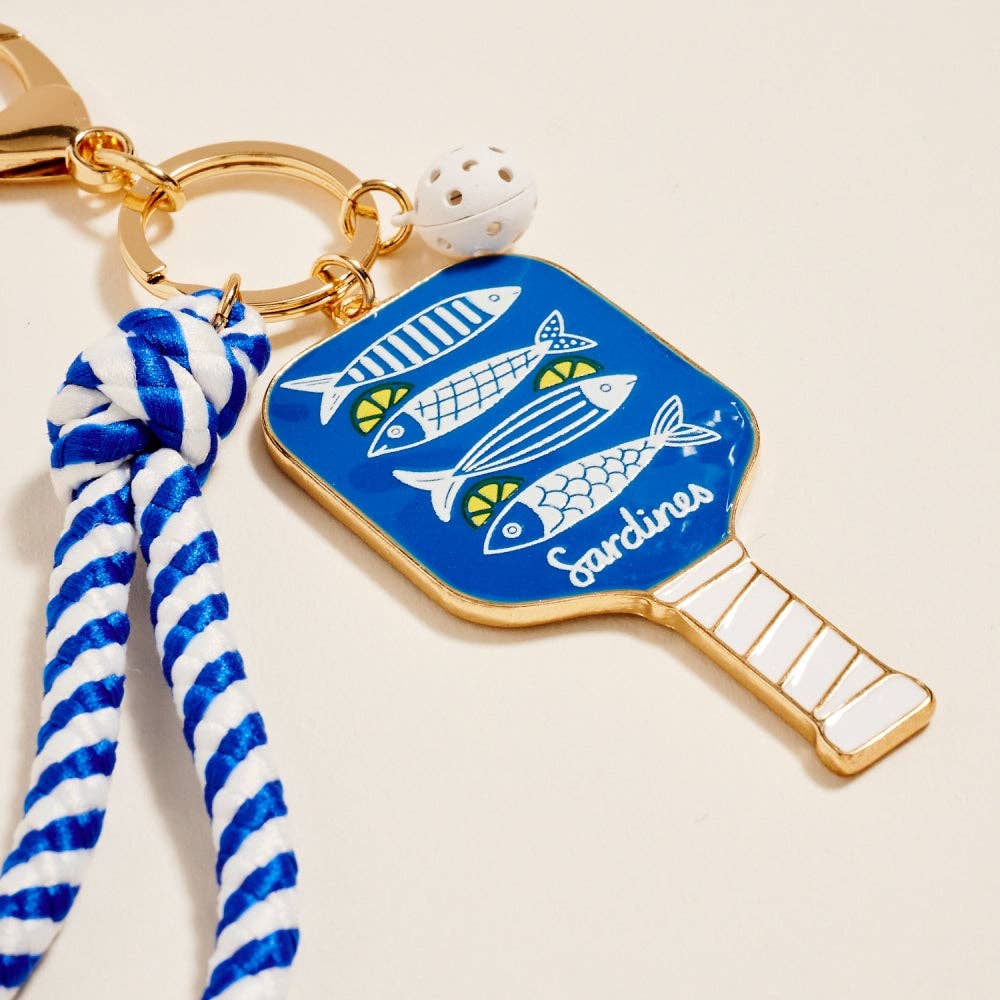 Pickleball Paddle Rope Bag Charm