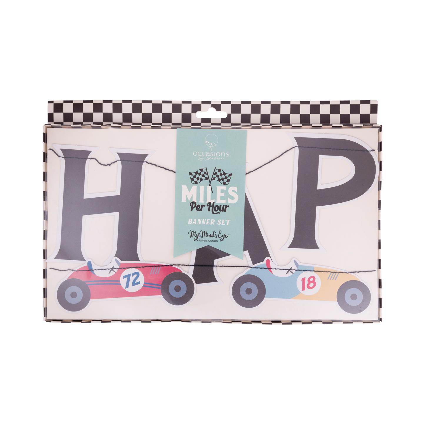 Miles per Hour | Happy Birthday Banner Set