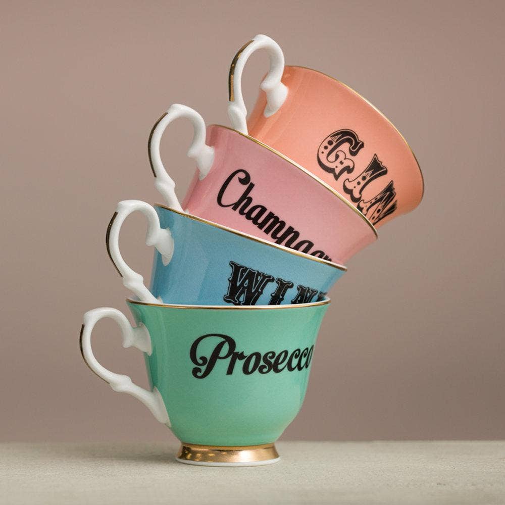 Prosecco Teacup And Saucer